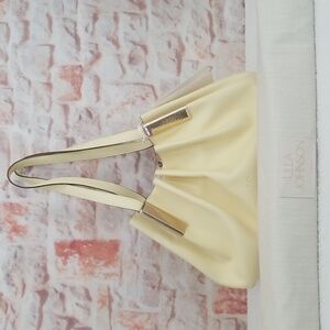 New Ulla Johnson Isadora Mini Ruched East-West Tote Bag